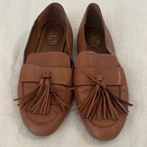 Brown Leather, brown 8.5 flats